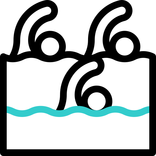 Синхронное плавание Basic Accent Outline иконка