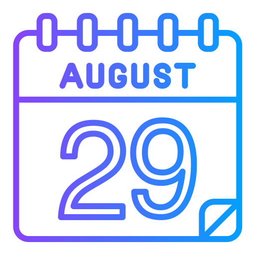 agosto Generic gradient outline icono