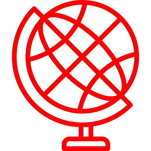 Earth globe Generic color outline icon