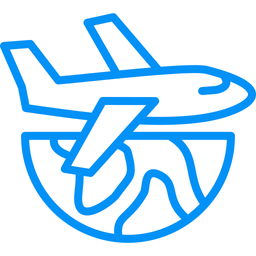 Airplane Generic color outline icon