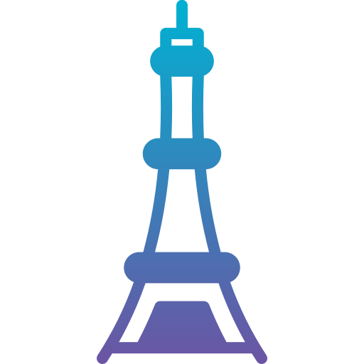 eiffelturm Generic gradient fill icon