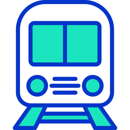 trein Generic color lineal-color icoon