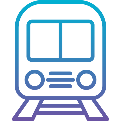 Train Generic gradient outline icon