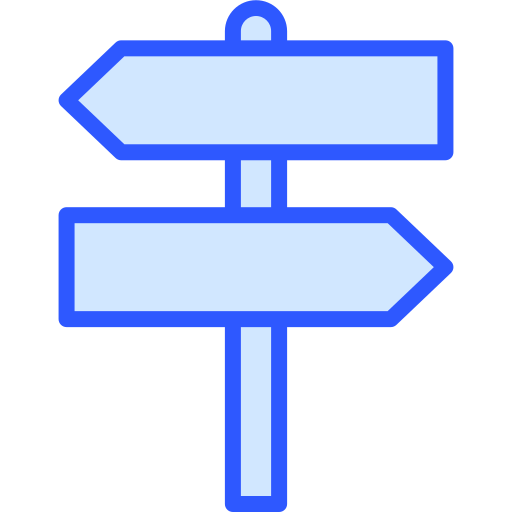 panneau de signalisation Generic color lineal-color Icône