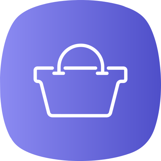 Shopping basket Generic gradient fill icon