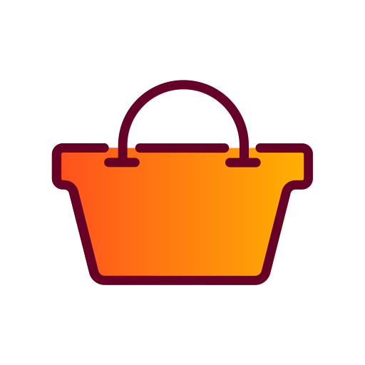 Shopping basket Generic gradient lineal-color icon