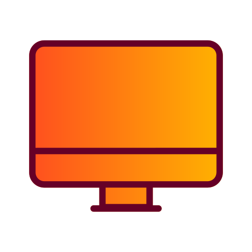Monitor Generic gradient lineal-color icon