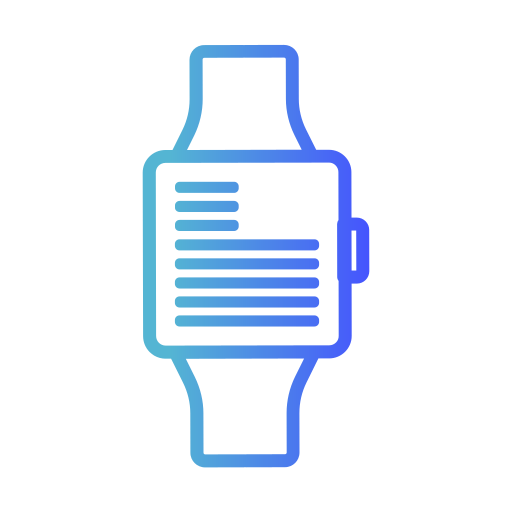 horloge Generic gradient outline icoon