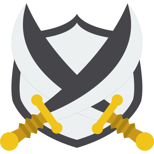 scudo con spada Generic color fill icona