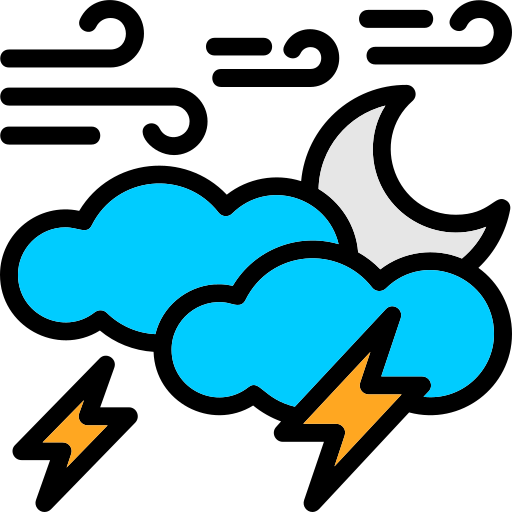 Lightning Generic color lineal-color icon