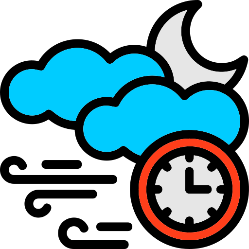 Nighttime Generic color lineal-color icon