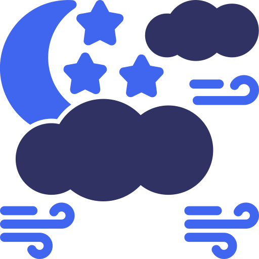 Starry night Generic color fill icon