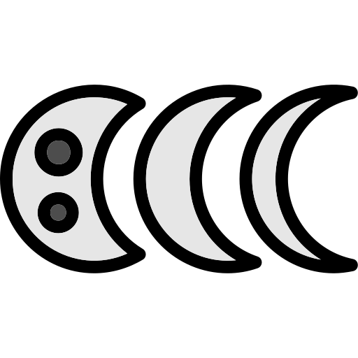 Moon phases Generic color lineal-color icon