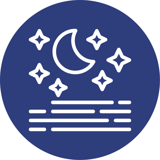 Clear night Generic color fill icon
