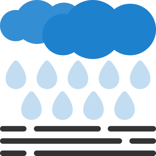 deszczowy dzień Generic color fill ikona