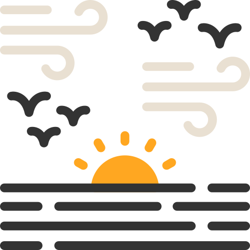 Sunset Generic color fill icon