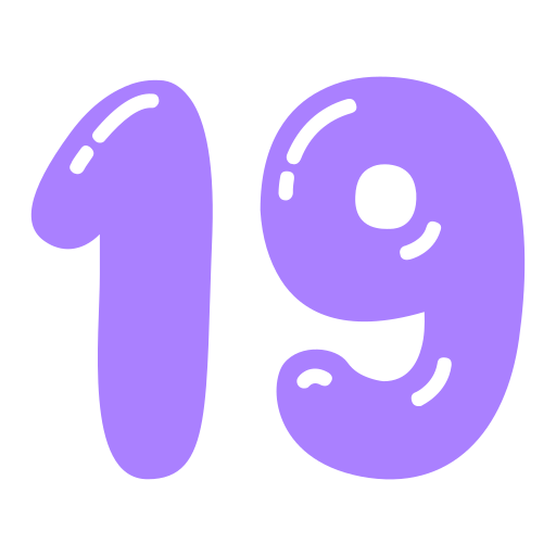 Nineteen Generic color fill icon