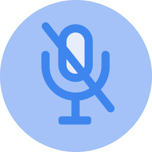 Microphone off Generic color fill icon