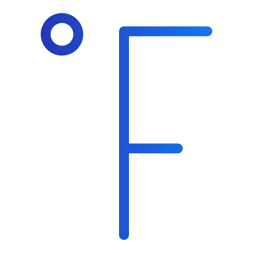 華氏 Generic gradient outline icon
