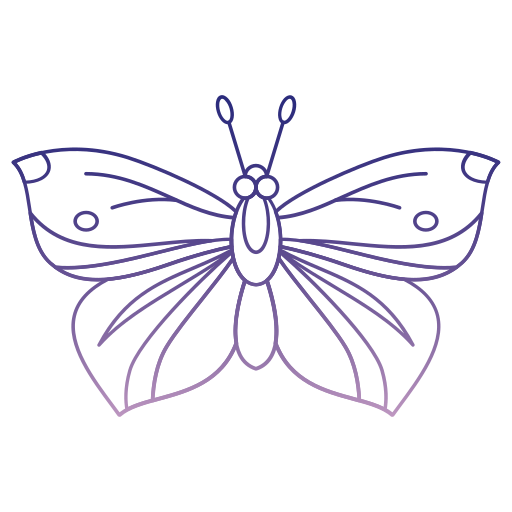papillon Generic gradient outline Icône