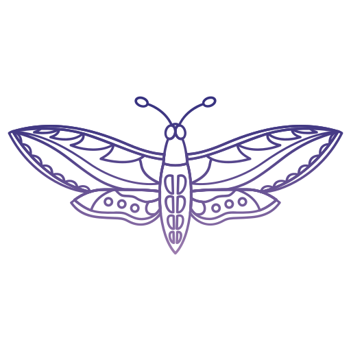mariposa Generic gradient outline icono