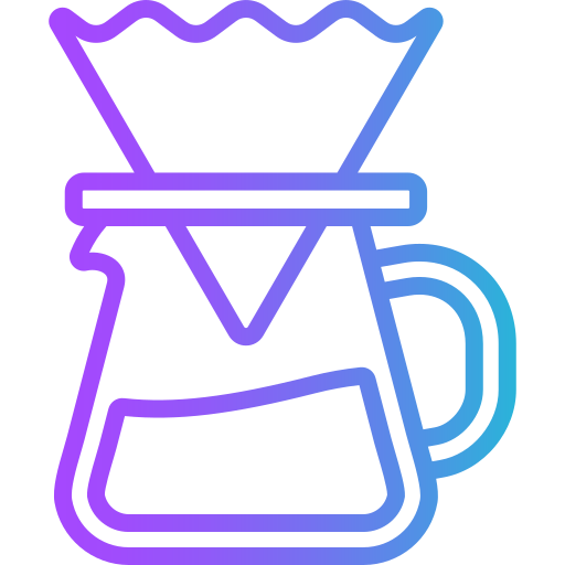 Кофейный фильтр Generic gradient outline иконка