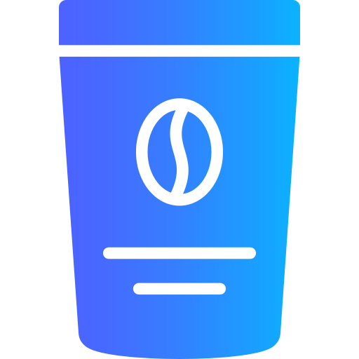 Coffee bag Generic gradient fill icon