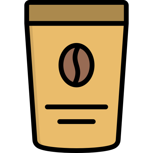 Кофейный пакетик Generic color lineal-color иконка