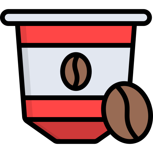 kapsułka z kawą Generic color lineal-color ikona