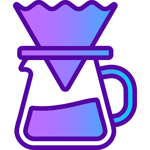 filtr do kawy Generic gradient lineal-color ikona