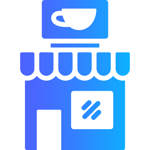 cafe Generic gradient fill icon