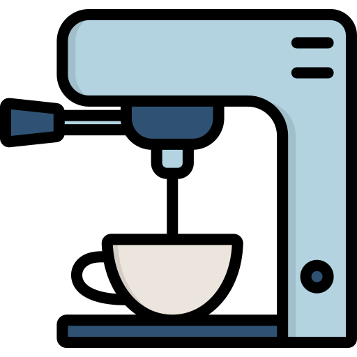 Coffe machine Generic color lineal-color icon