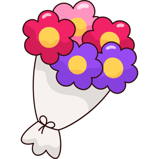 Bouquet Generic color lineal-color icon