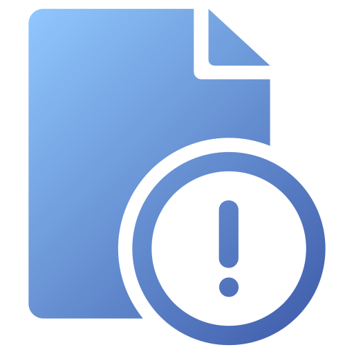File Generic gradient fill icon