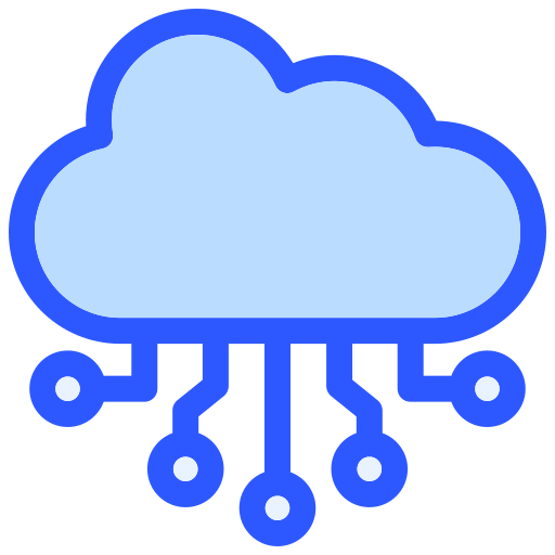Cloud commputing Generic color lineal-color icon