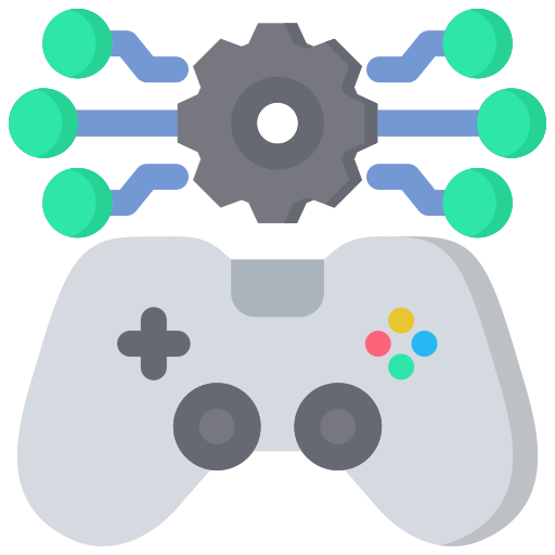 ゲームコントローラ Generic color fill icon