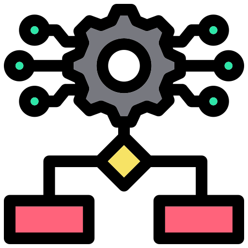 algorithmus Generic color lineal-color icon