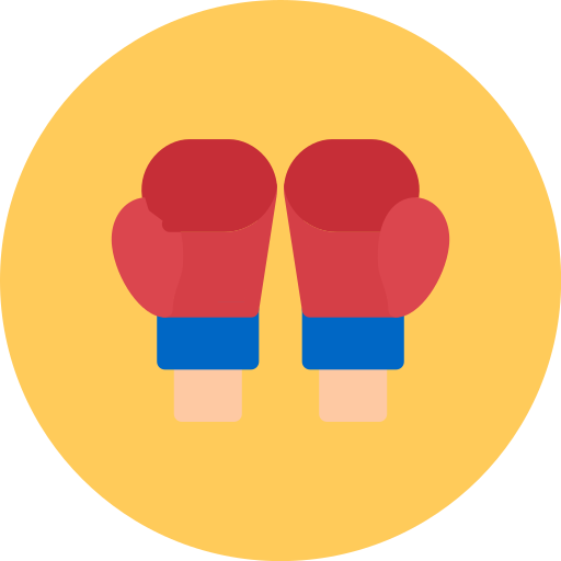 ボクシンググローブ Generic color fill icon