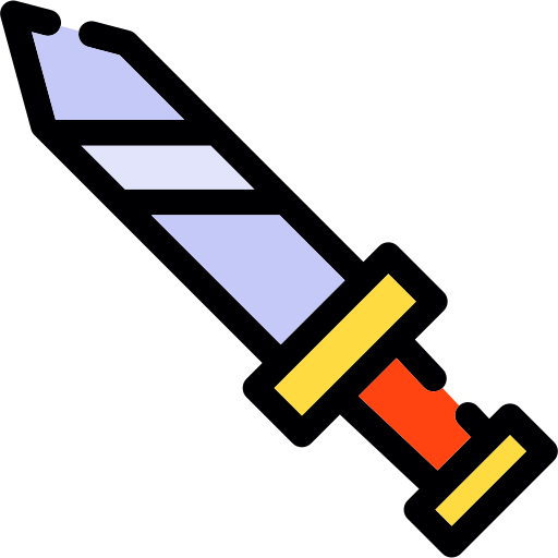 zwaard Generic color lineal-color icoon