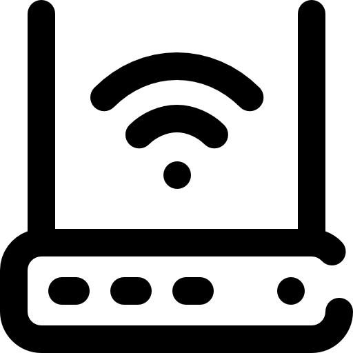 wi-fi Super Basic Omission Outline ikona