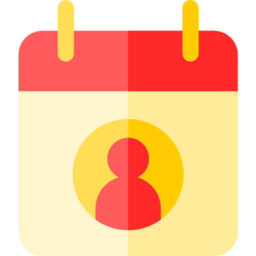 harmonogram Basic Rounded Flat ikona