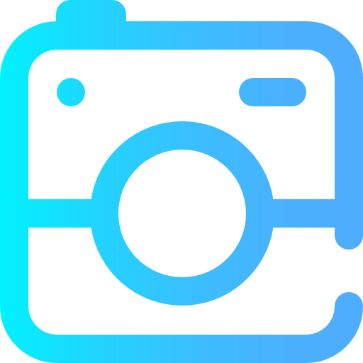 카메라 Super Basic Omission Gradient icon