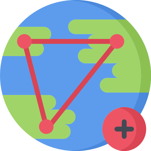 Network Coloring Flat icon