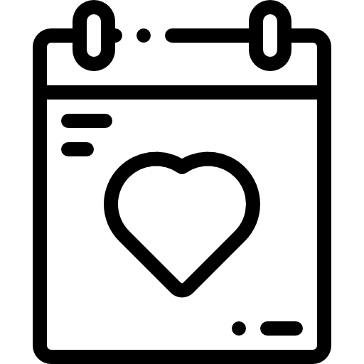 バレンタイン・デー Detailed Rounded Lineal icon