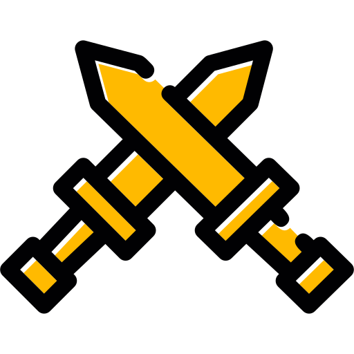 espadas Generic color lineal-color icono