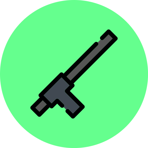 Tonfa Generic color lineal-color icon