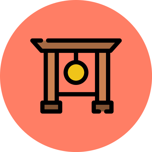 gong Generic color lineal-color icon