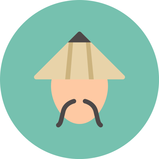 Bamboo hat Generic color fill icon