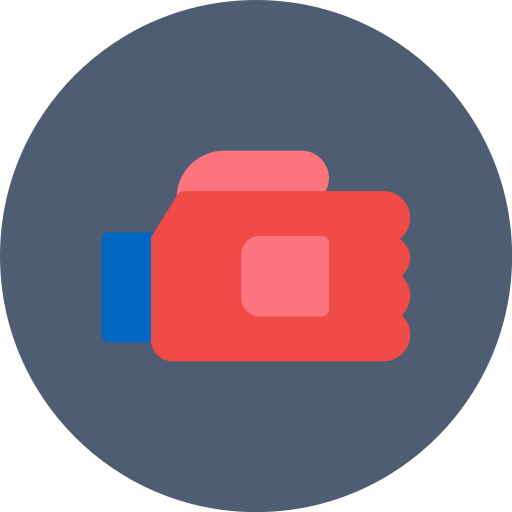 Muay thai Generic color fill icon