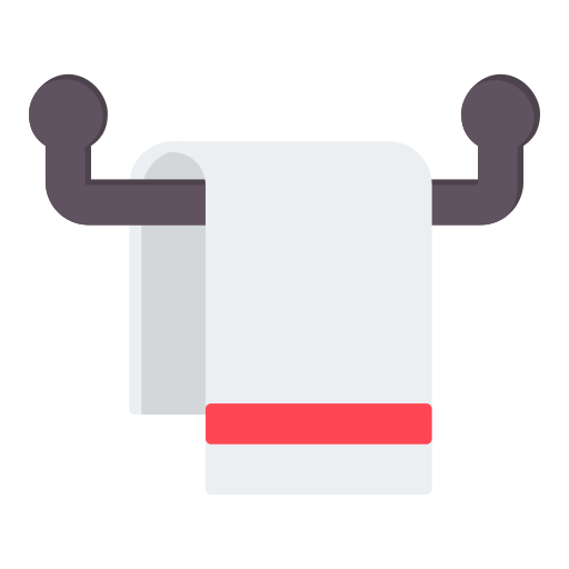 Towel rack Generic color fill icon